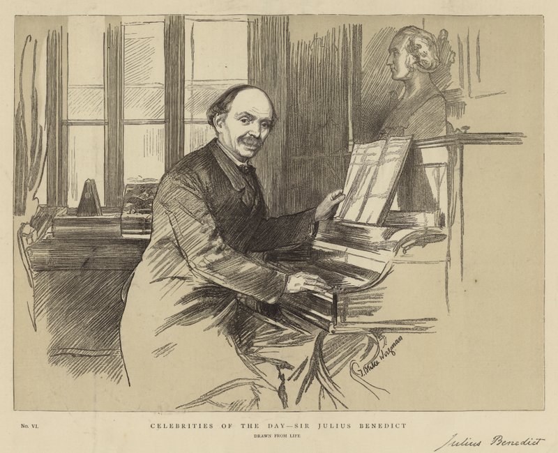 Dagens berømtheder, Sir Julius Benedict af Theodore Blake Wirgman