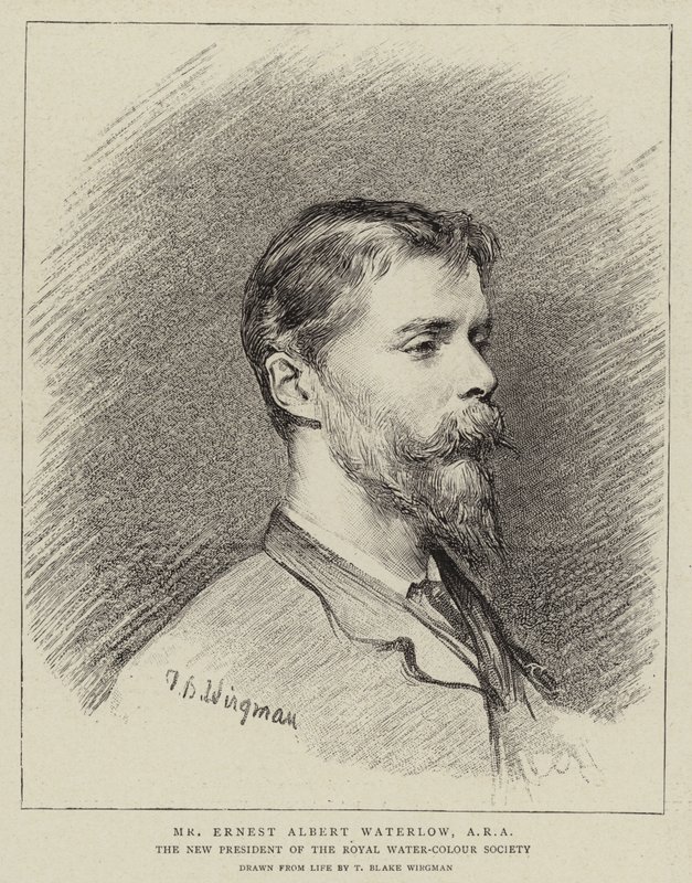 Ernest Albert Waterlow, ARA af Theodore Blake Wirgman