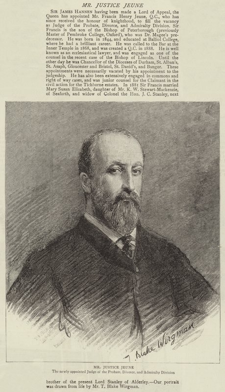 Hr. Justice Young af Theodore Blake Wirgman