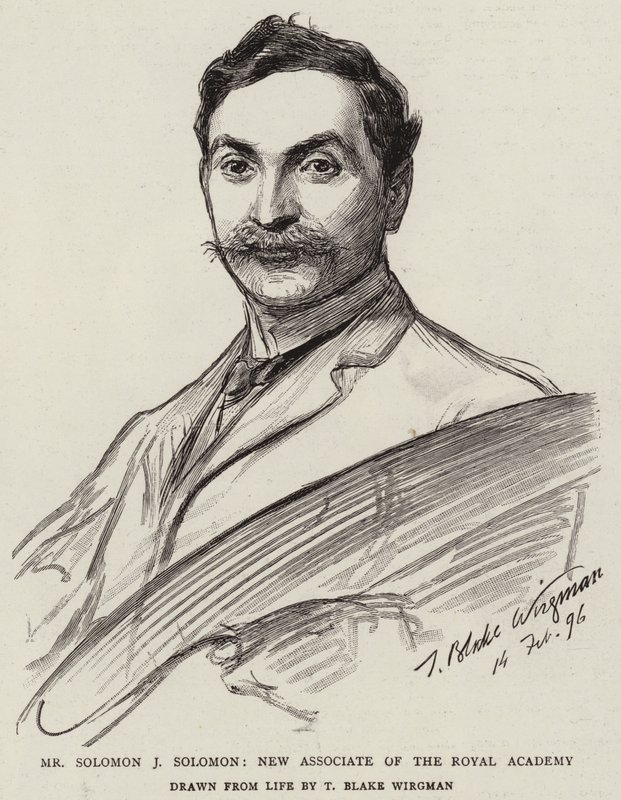Mr. Solomon J Solomon, New Associate of the Royal Academy af Theodore Blake Wirgman