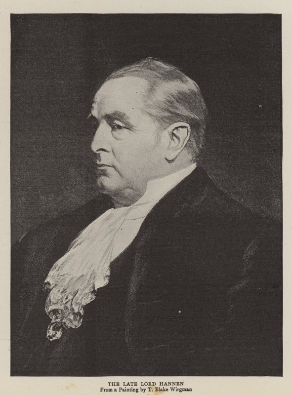 Afdøde Lord Hannen af Theodore Blake Wirgman