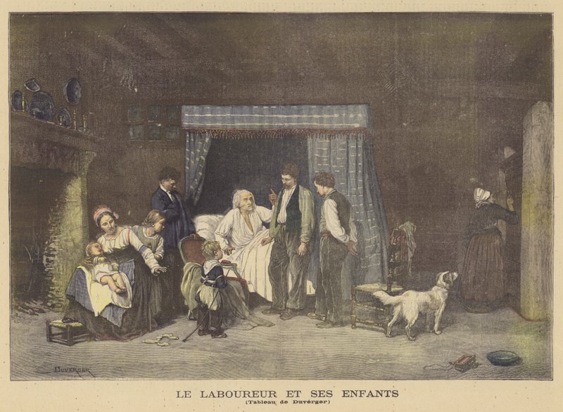 Arbejderen og hans børn af Theophile Emmanuel Duverger