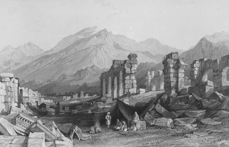 Laodikea, en af de syv kirker, Lilleasien af Thomas Allom