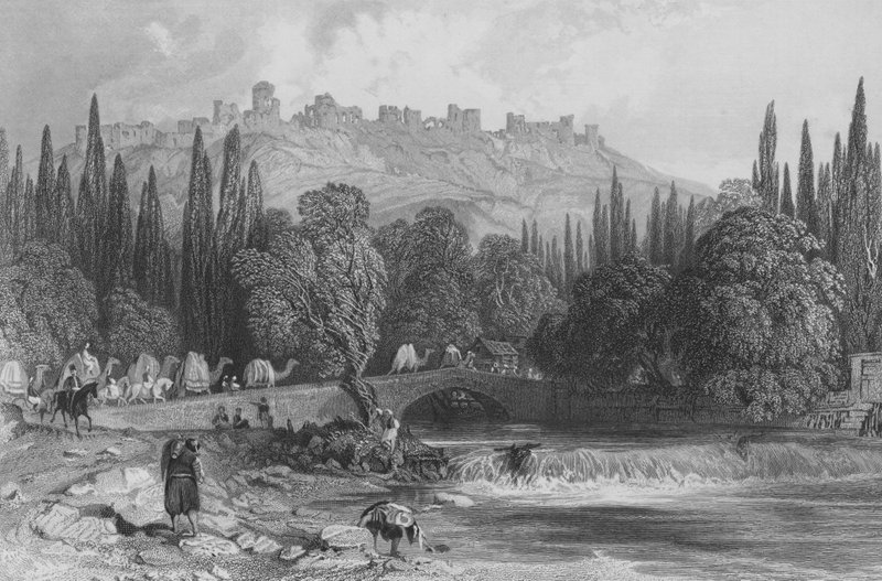 Slottet i Smyrna, Lilleasien af Thomas Allom