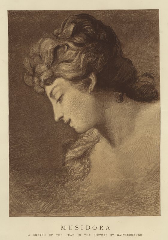 Musidora af Thomas Gainsborough