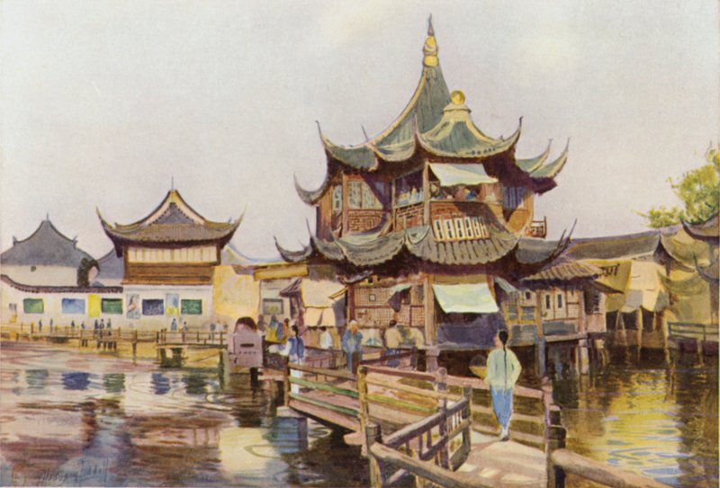 Shanghai, indfødt by af Thomas Hodgson Liddell