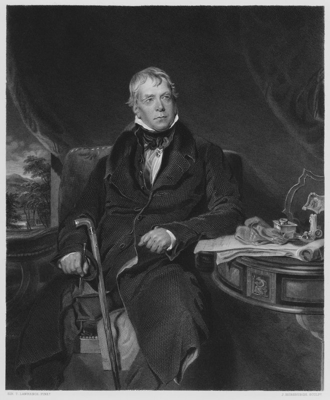 Sir Walter Scott, Baronet, fra billedet i Den Kongelige Samling af Thomas Lawrence