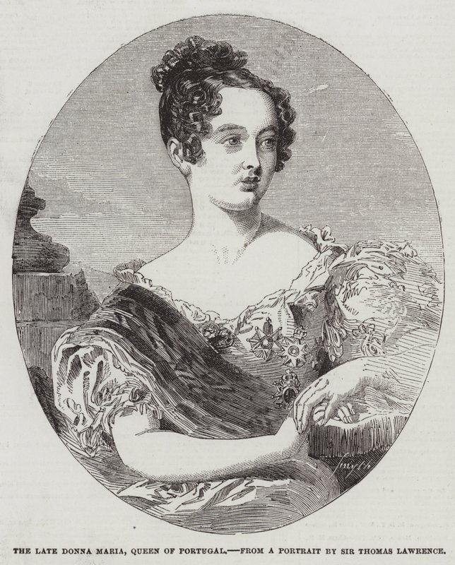 Den afdøde Donna Maria, dronning af Portugal af Thomas Lawrence
