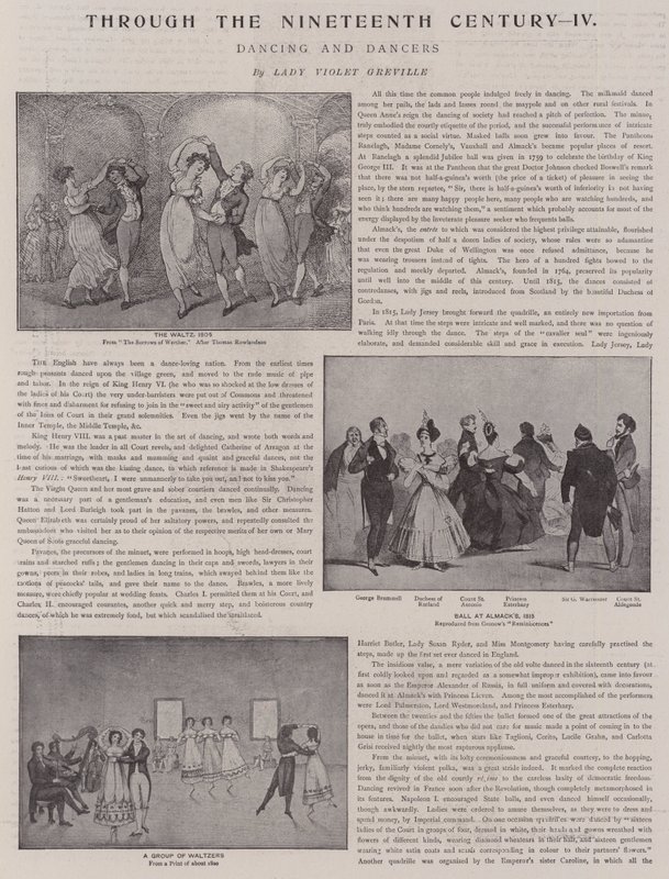 Dans og dansere af Thomas Rowlandson
