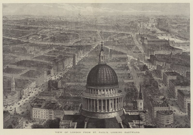 Udsigt over London fra St. Paul