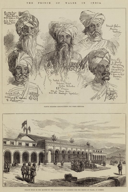 Prinsen af Wales i Indien af Thomas W. Wood