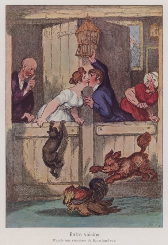 Naboforfriskning af Thomas after Rowlandson