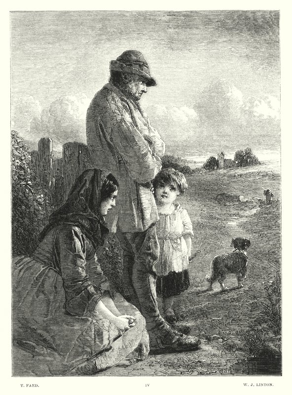 Lord Byrons barn Harold, Canto I, strofe 13 (gravering) af Thomas (after) Faed