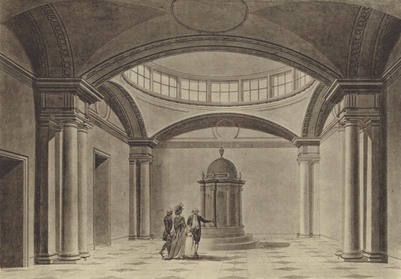 Sir Robert Taylors fire procents kontor for reduceret livrente, Bank of England af Thomas (after) Malton