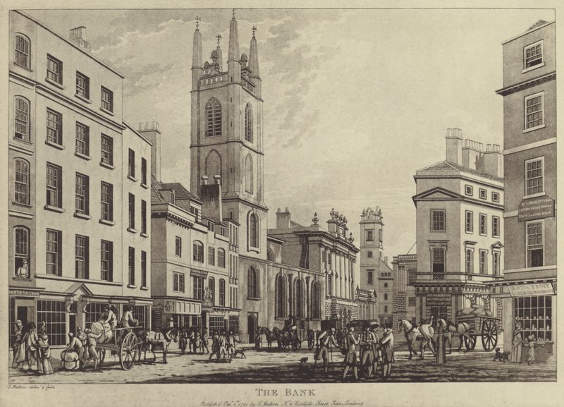 Bank of England af Thomas (after) Malton