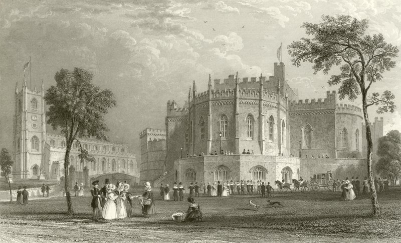 Lancaster Castle af Thomas Allom