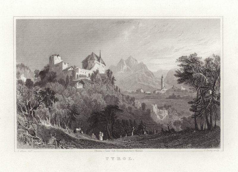 Tyrol af Thomas Allom