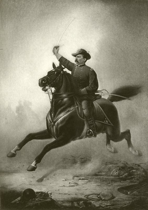 Sheridans ride (Gravure) af Thomas Buchanan Read