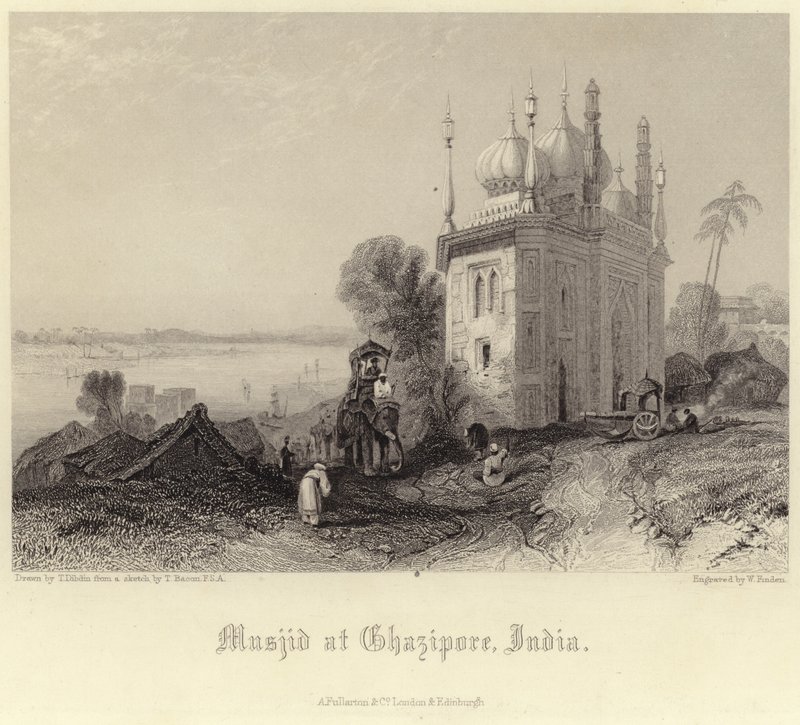 Masjid i Ghazipore af Thomas Colman Dibdin