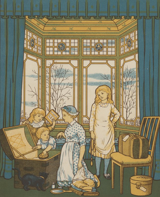 London: pakning (farve litho) af Thomas Crane