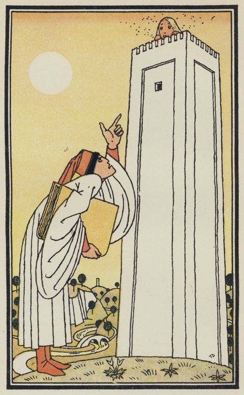 Illustration til Boccaccios Dekameron (farvelitografi) af Thomas Derrick