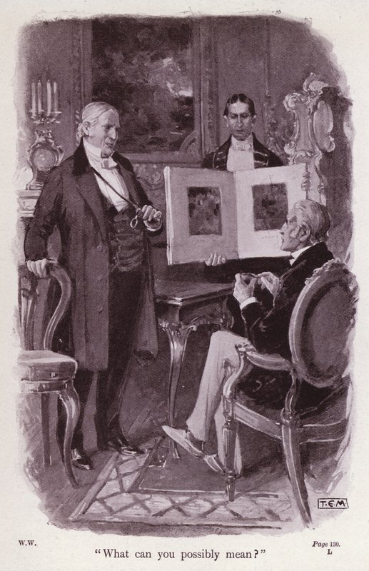 Illustration til The Woman In White af Wilkie Collins (litho) af Thomas Eyre Macklin