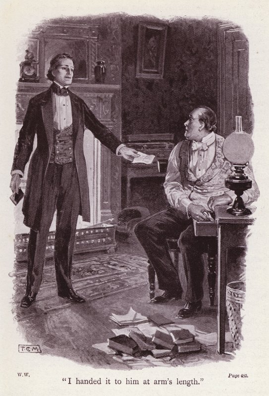Illustration til The Woman In White af Wilkie Collins (litho) af Thomas Eyre Macklin