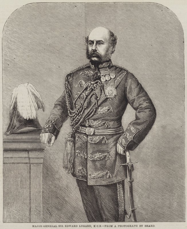 Generalmajor Sir Edward Lugard, KCB af Thomas Harrington Wilson
