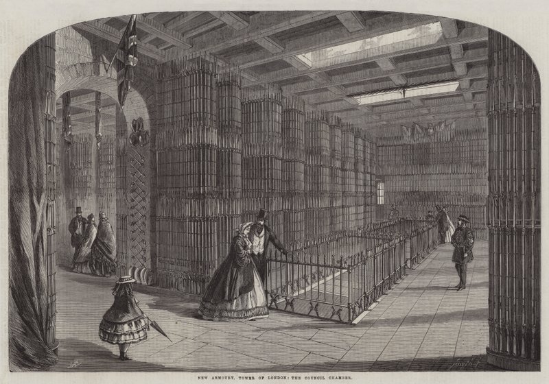 New Armoury, Tower of London, Council Chamber af Thomas Harrington Wilson