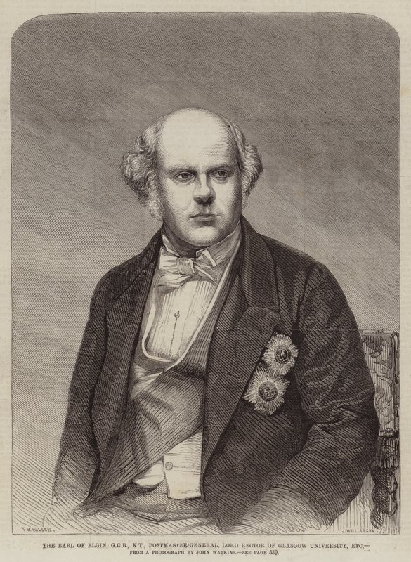 The Earl of Elgin, GCB, KT, Postmaster-General, Lord Rector of Glasgow University, etc af Thomas Harrington Wilson