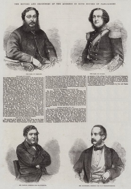 Talenes tilflyttere og udlændinge i begge parlamentshuse af Thomas Harrington Wilson