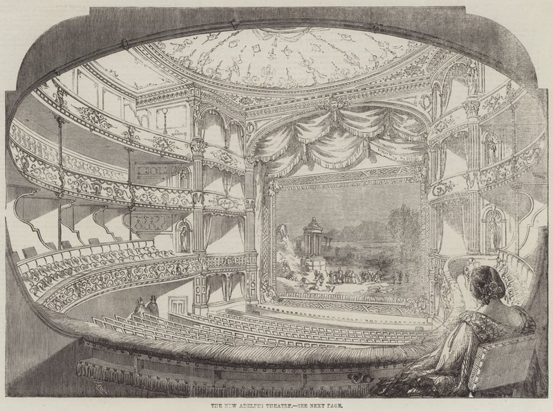 Det nye Adelphi Teater af Thomas Harrington Wilson