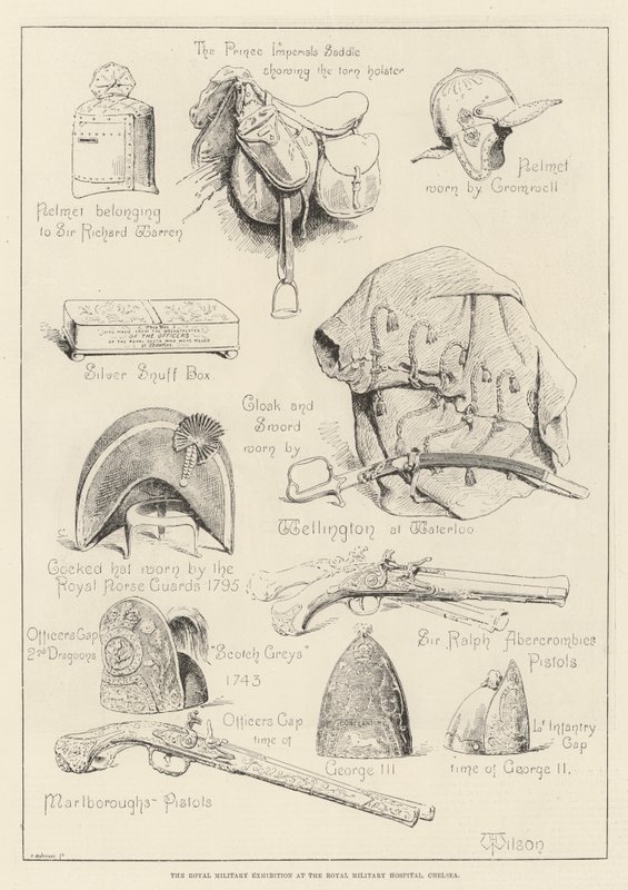 Royal Military Exhibition på Royal Military Hospital, Chelsea af Thomas Harrington Wilson