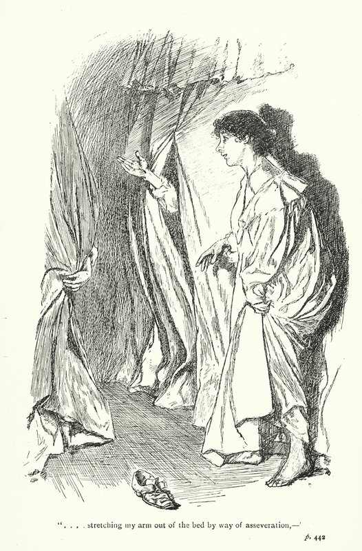 Illustration til A Sentimental Journey af Laurence Sterne (litografi) af Thomas Heath Robinson