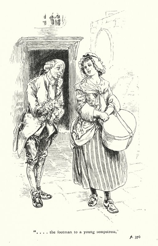 Illustration til A Sentimental Journey af Laurence Sterne (litografi) af Thomas Heath Robinson