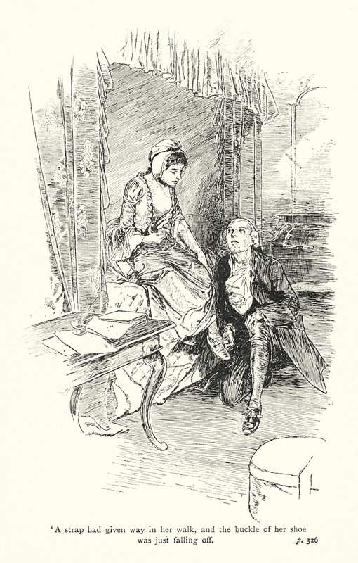 Illustration til A Sentimental Journey af Laurence Sterne (litografi) af Thomas Heath Robinson