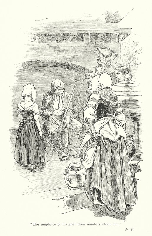 Illustration til A Sentimental Journey af Laurence Sterne (litografi) af Thomas Heath Robinson