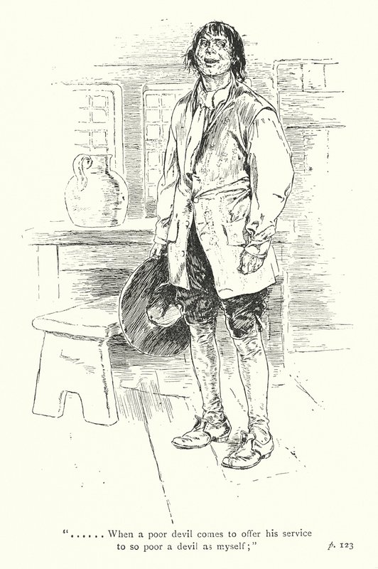 Illustration til A Sentimental Journey af Laurence Sterne (litografi) af Thomas Heath Robinson