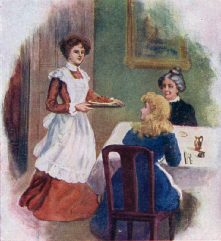 Illustration til Good Wives af Louisa M Alcott (farvelitografi) af Thomas Heath Robinson