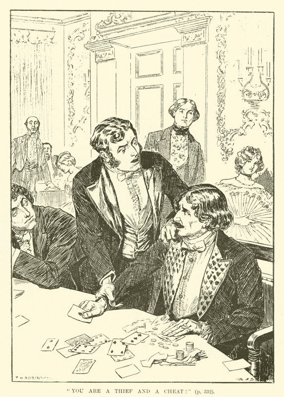 Du er en tyv og en bedrager! (gravering) af Thomas Heath Robinson
