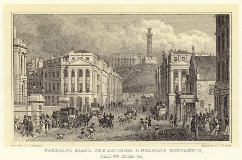 Waterloo Place, National og Nelson