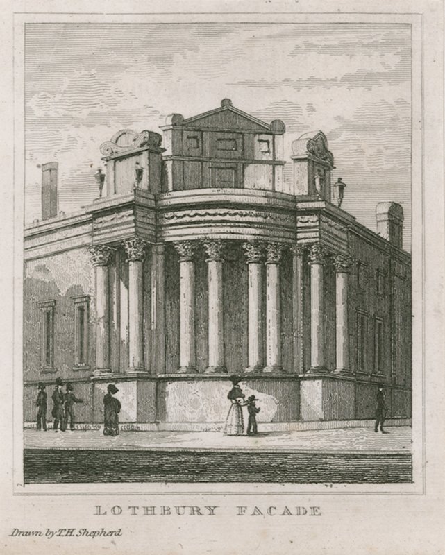 Bank of England, Sir John Soanes fronter af Thomas Hosmer Shepherd
