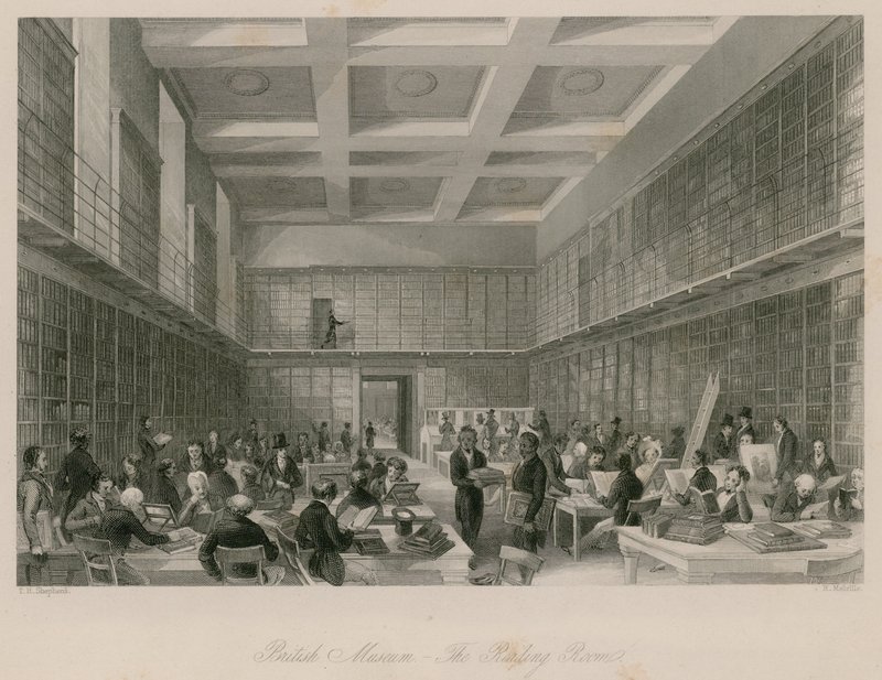 British Museum, læsesalen af Thomas Hosmer Shepherd