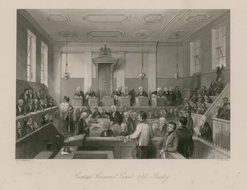Central Criminal Court, Old Bailey af Thomas Hosmer Shepherd