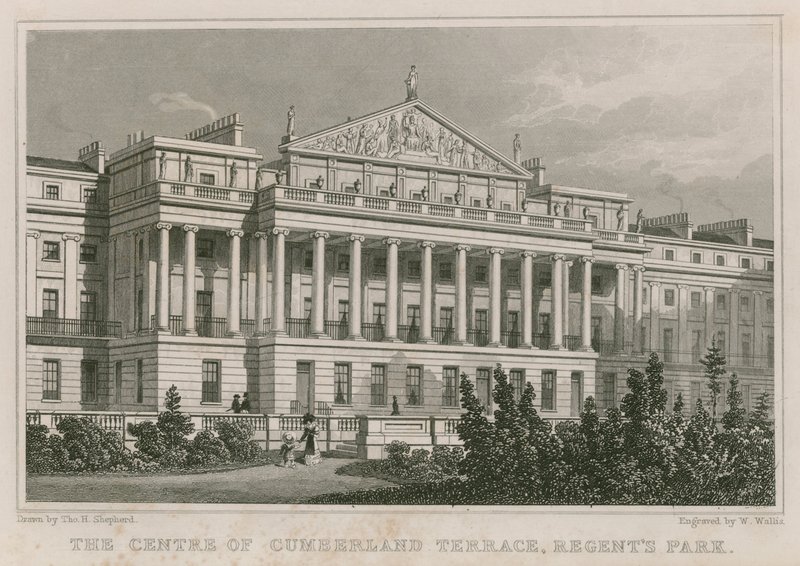 Centrum af Cumberland Terrace, Regent