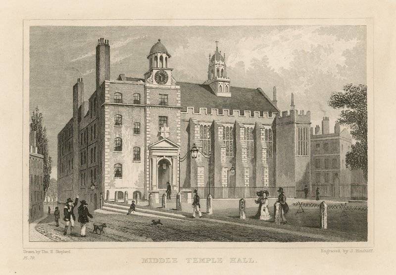 Middle Temple Hall af Thomas Hosmer Shepherd