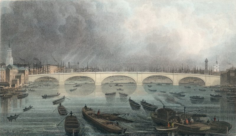 New London Bridge af Thomas Hosmer Shepherd