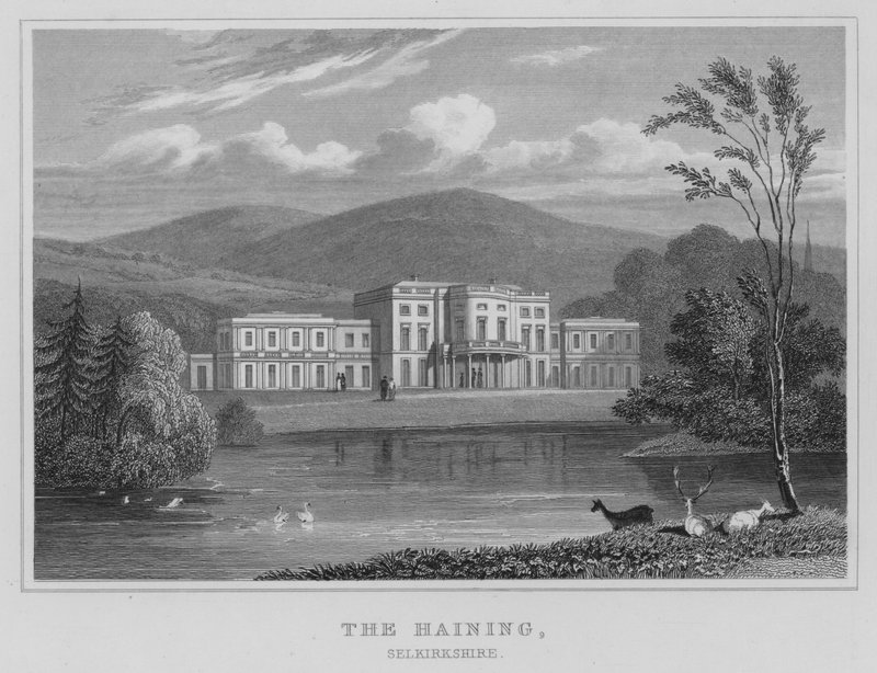 The Haining, Selkirkshire (gravering) af Thomas Hosmer Shepherd