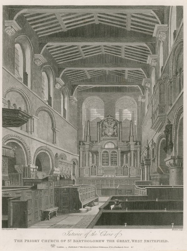 Priory Church of St Bartholomew the Great, West Smithfield af Thomas Hosmer Shepherd