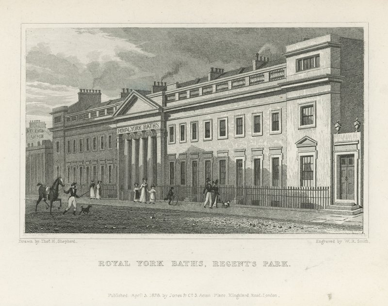 Royal York Baths på York Terrace af Thomas Hosmer Shepherd